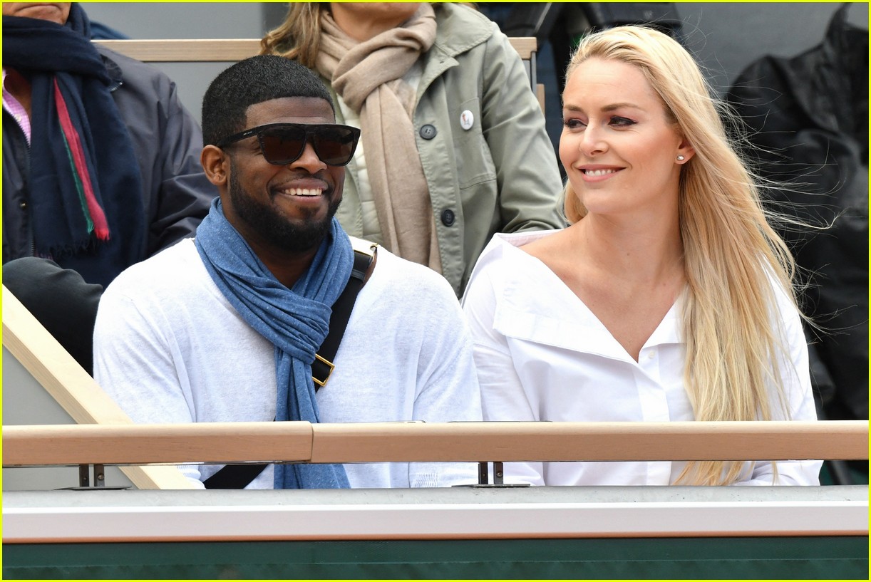 Lindsey Vonn & Boyfriend P.K. Subban Engage in PDA at French Open