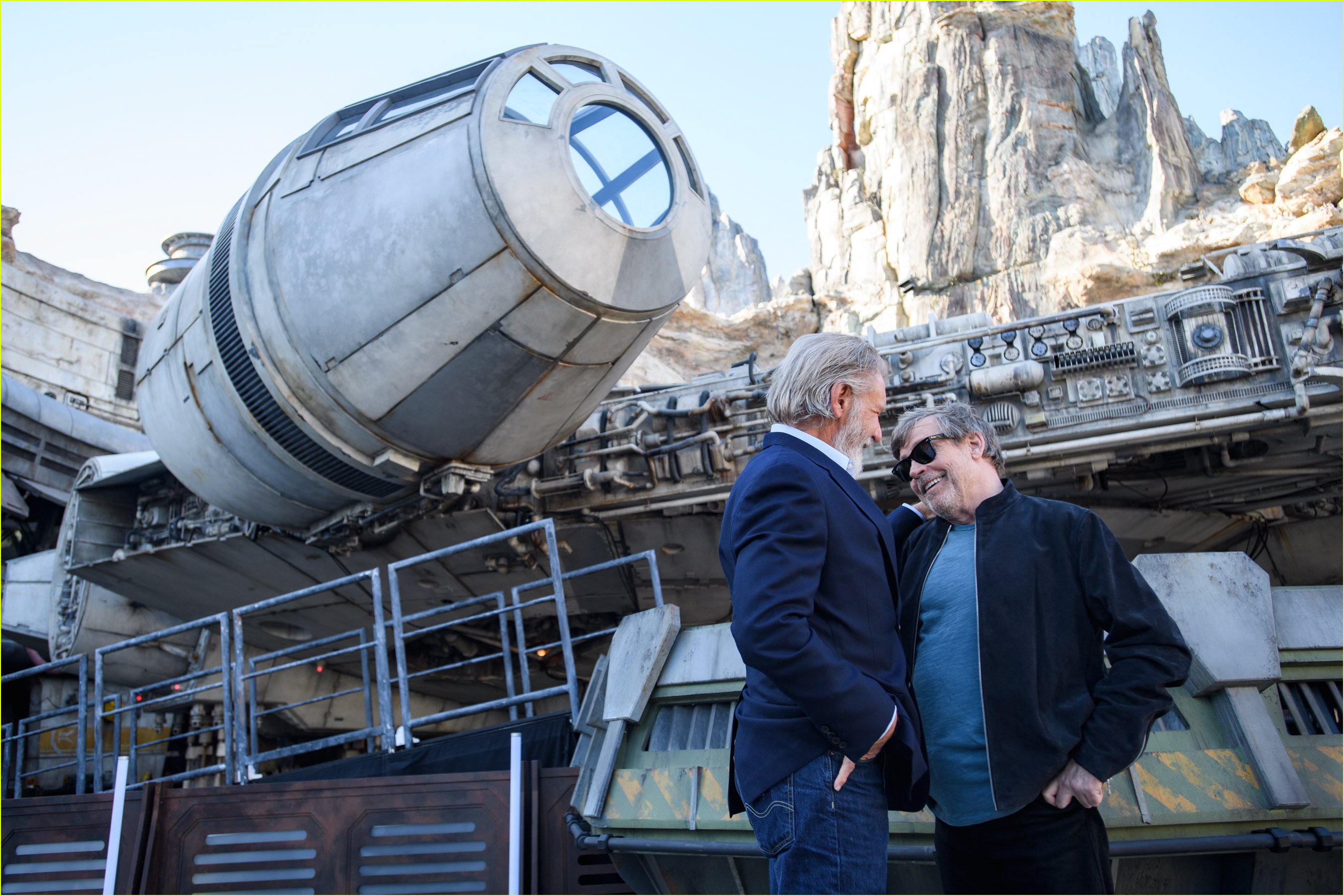 Harrison Ford, Mark Hamill, & More Attend 'Star Wars Galaxy's Edge