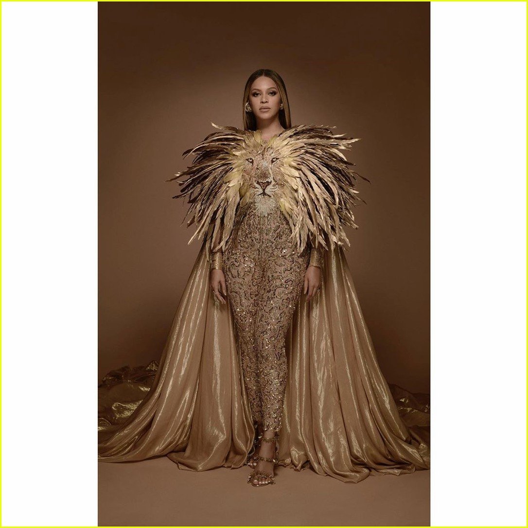 Beyonce & Blue Ivy Channel 'The Lion King' for Wearable Art Gala 2019
