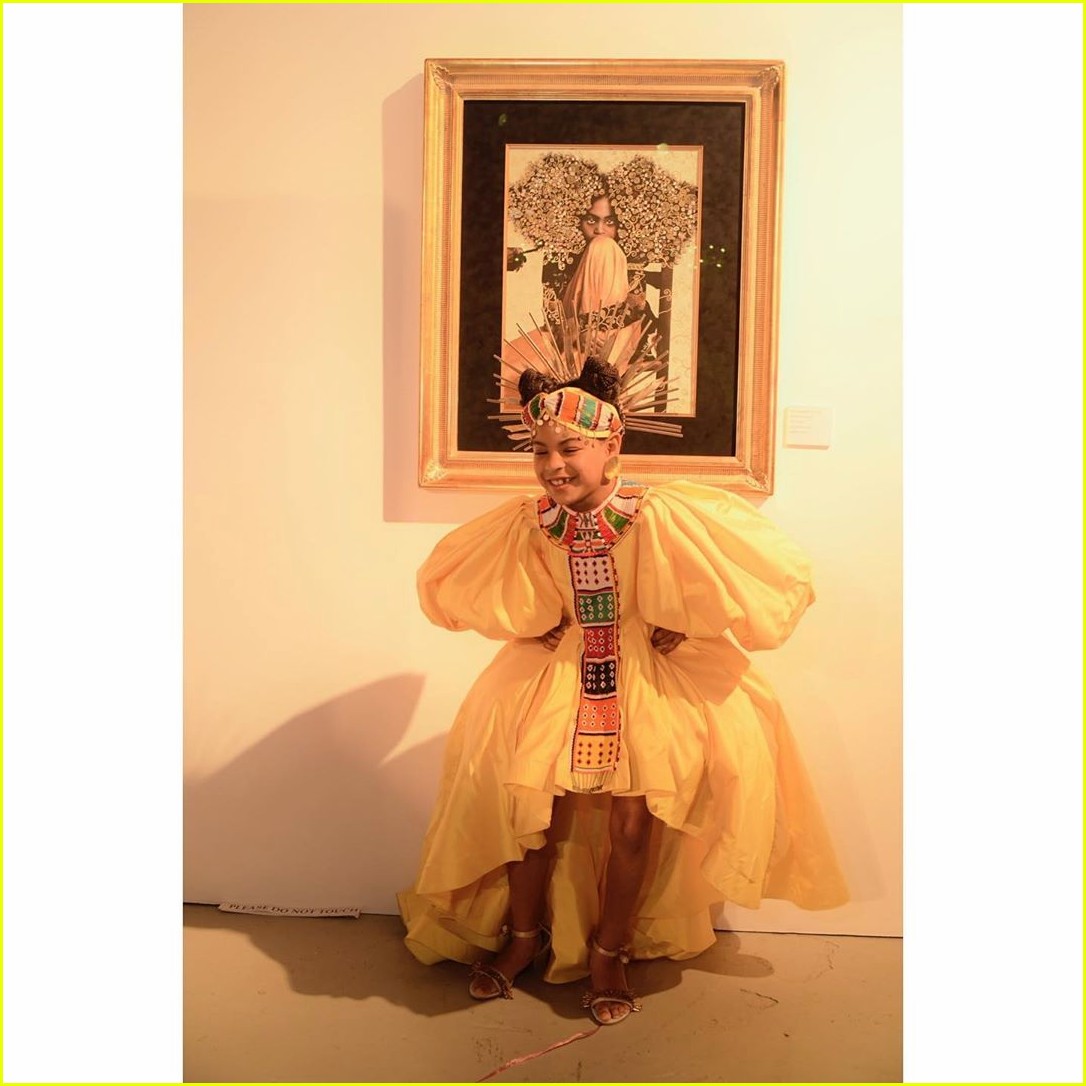Beyonce & Blue Ivy Channel 'The Lion King' for Wearable Art Gala 2019