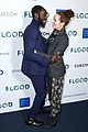 lena headey and ivanno jeremiah hug it out at the flood screening in london 06