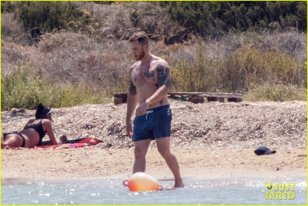 matthew mcconaughey and chet hanks go shirtless at the beach in greece 044315484