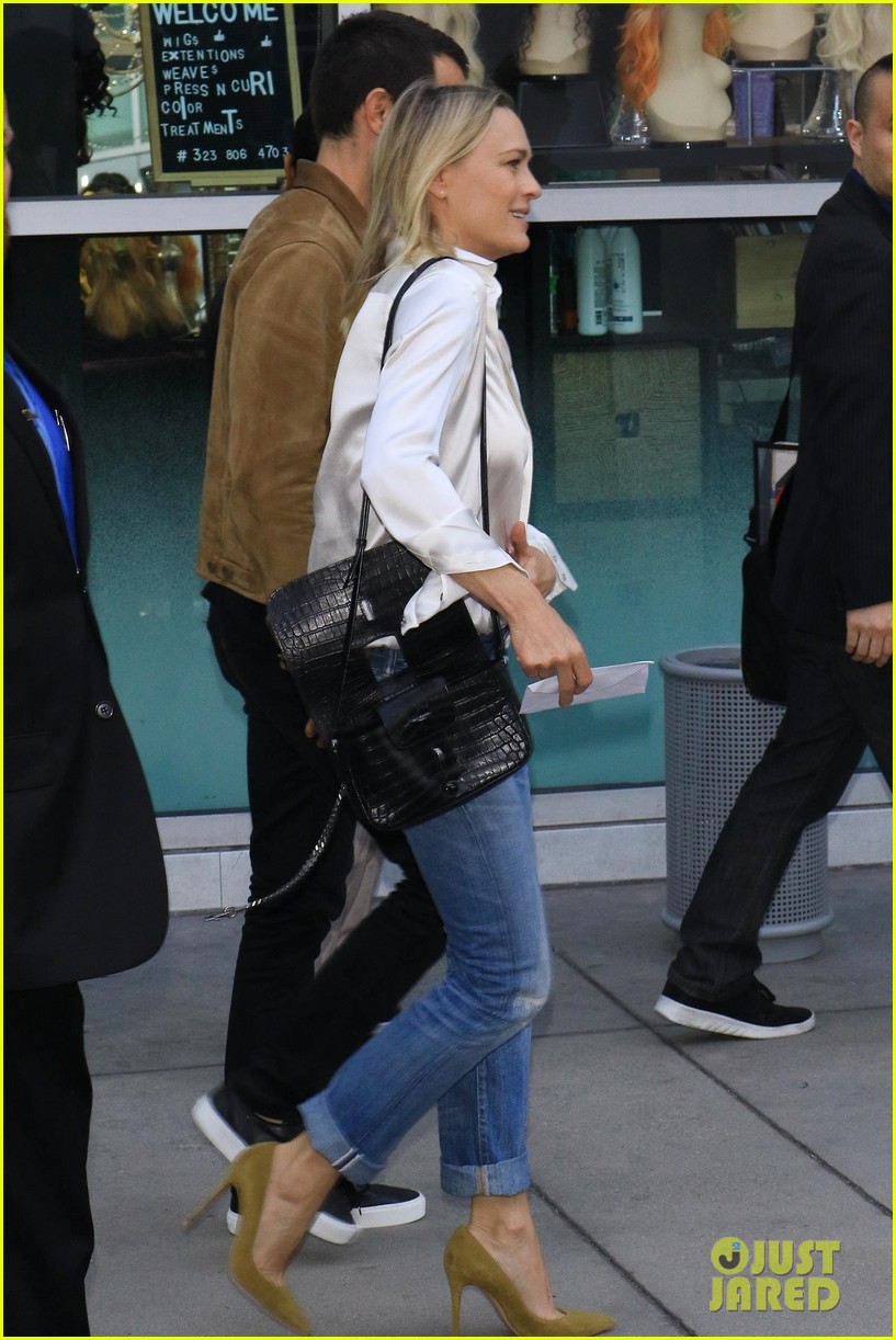 Robin Wright Makes Rare Appearance with Husband Clement Giraudet: Photo