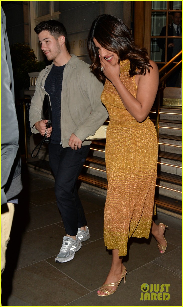 Photo: nick jonas priyanka chopra are all smiles on date night 01