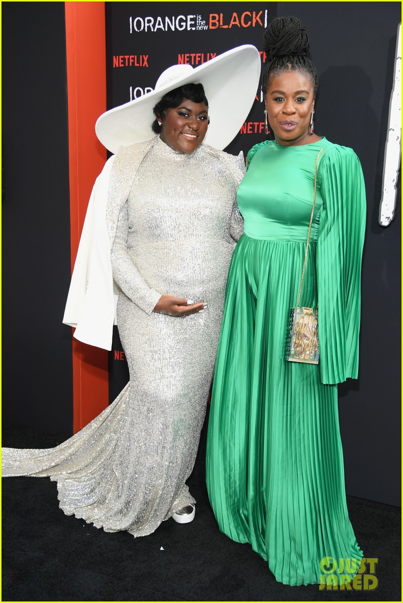 Pregnant Danielle Brooks Joins Uzo Aduba at 'Orange Is the New Black