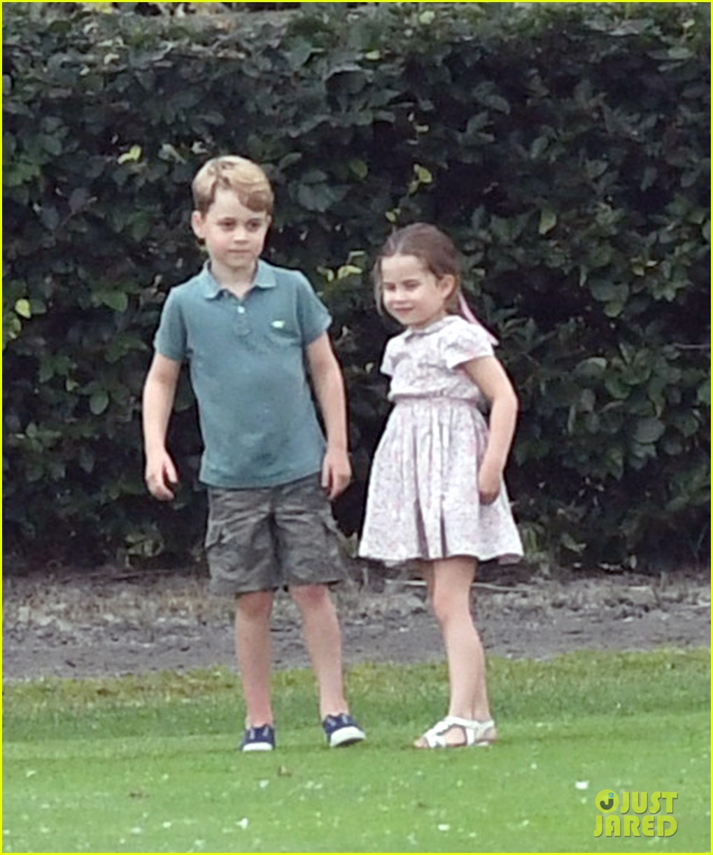 Full Sized Photo Of Prince George Princess Charlotte Play During Polo 