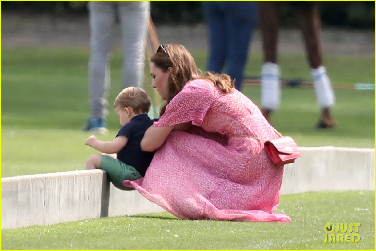 Full Sized Photo Of Prince George Princess Charlotte Play During Polo Full Sized Photo Of Prince George Princess Charlotte Play During Polo