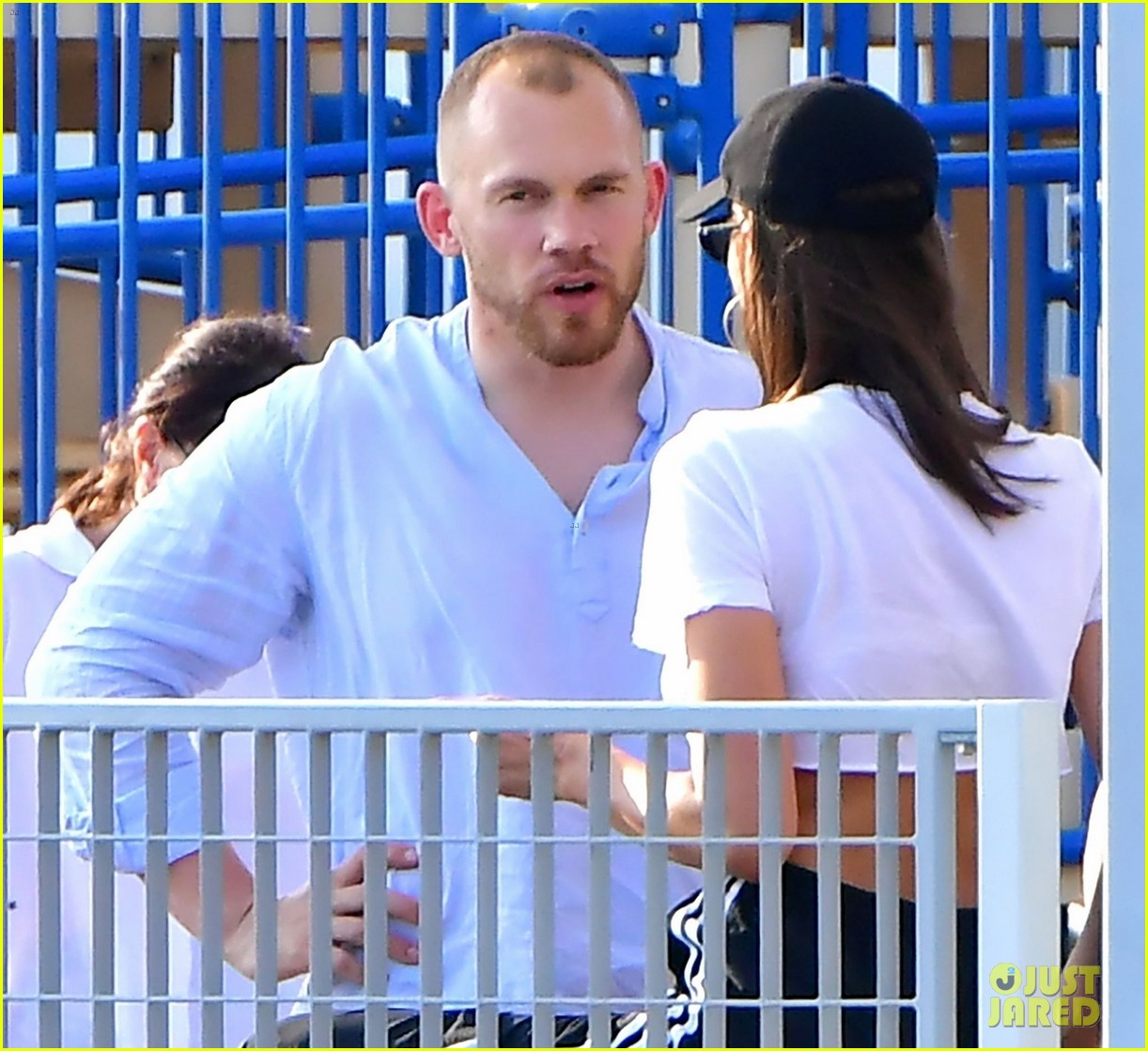 Photo: irina shayk and british vogues alec maxwell hang out nyc 03