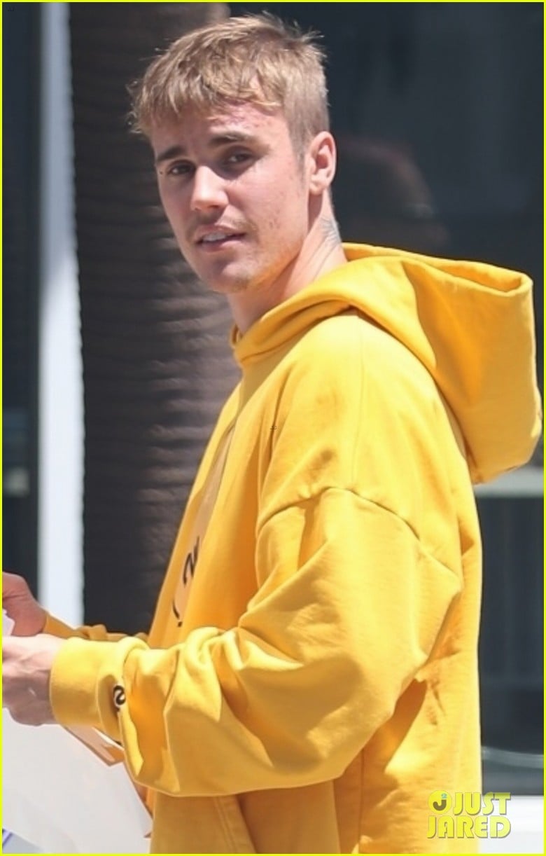 Justin Bieber Hits the Streets to Promote His Drew House Clothing Line