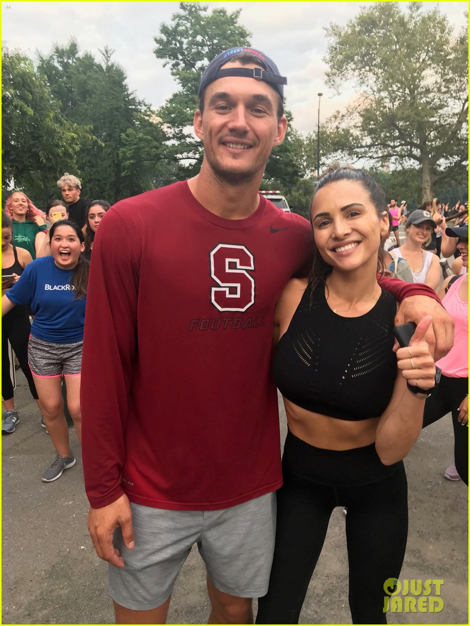 Tyler Cameron Buddies Up with Former Bachelorette Andi Dorfman at NYC