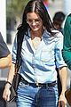 courteney cox rocks denim on denim while out with friends 02