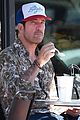 dylan mcdermott grabs a cool treat while walking his dog 04