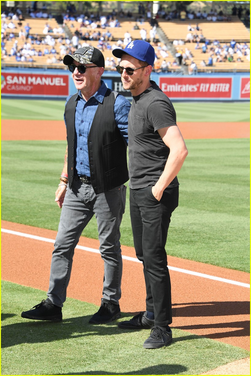 Elizabeth Olsen, Jamie Bell, & Gabrielle Union Enjoy Dodgers Game