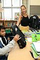 zooey deschanel nicole richie busy philipps help donate one million backpacks socal 01
