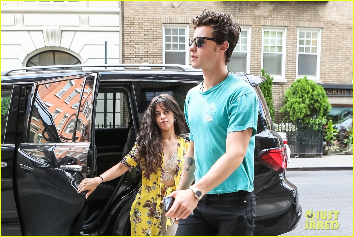 Camila Cabello & Shawn Mendes Hold Hands While Returning to Shawn's NYC