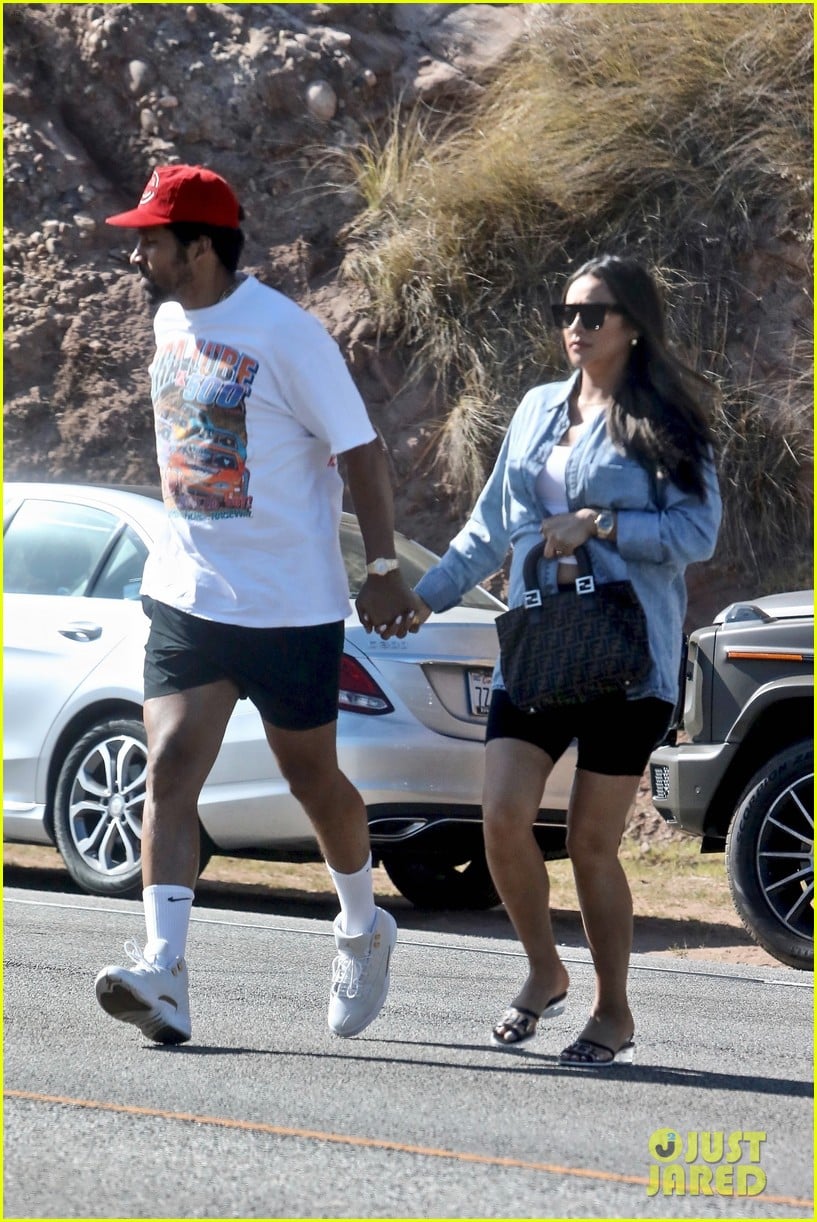 Pregnant Shay Mitchell Wears a Crop Top for a Weekend BBQ: Photo