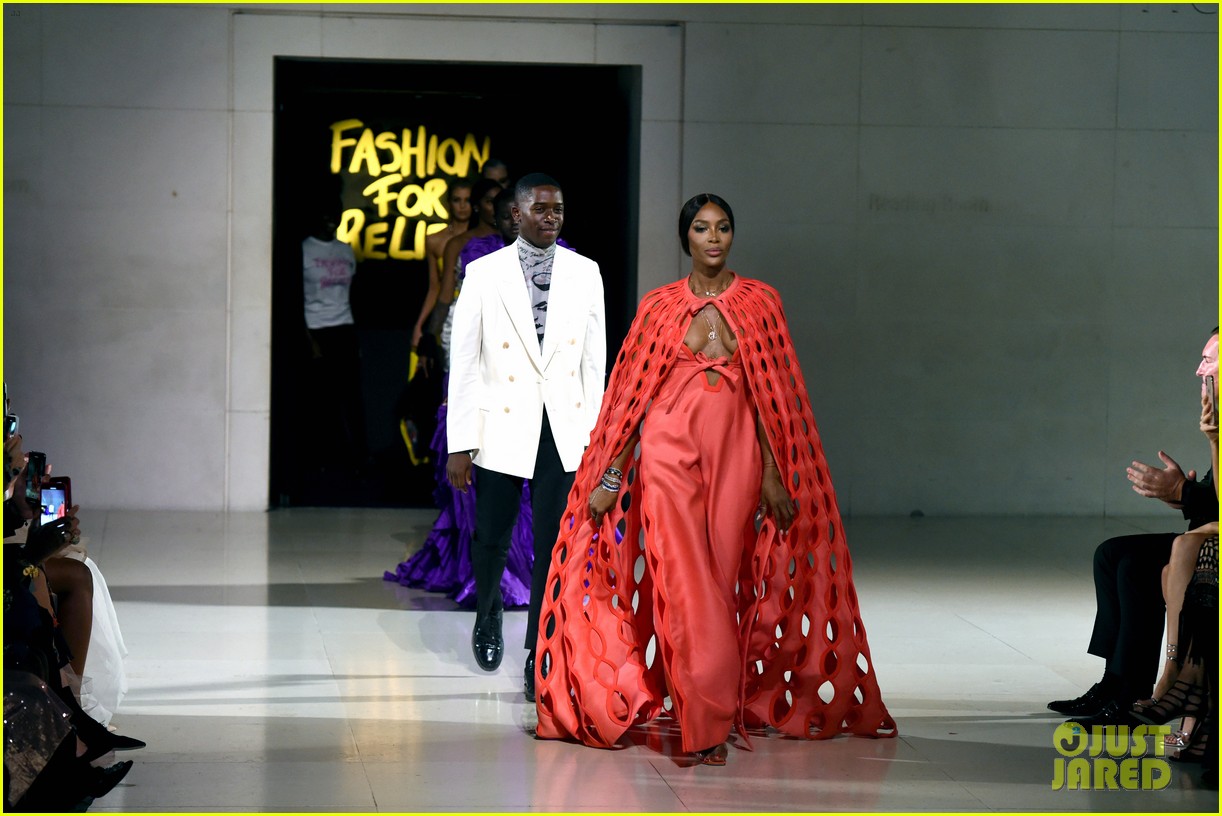 Luke Evans, Billy Porter, & More Step Out for Naomi Campbell's Fashion for Relief 2019! Photo