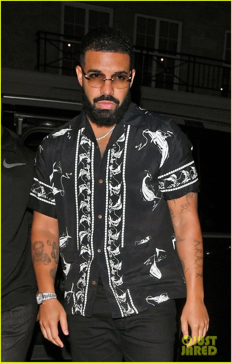Drake Wearing Versace