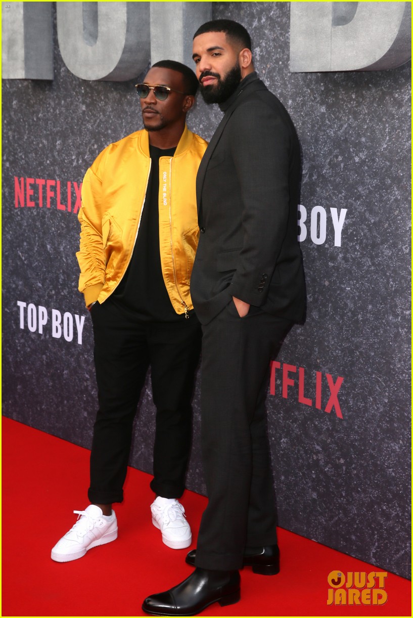 Photo drake supports top boy cast at london premiere 11 Photo