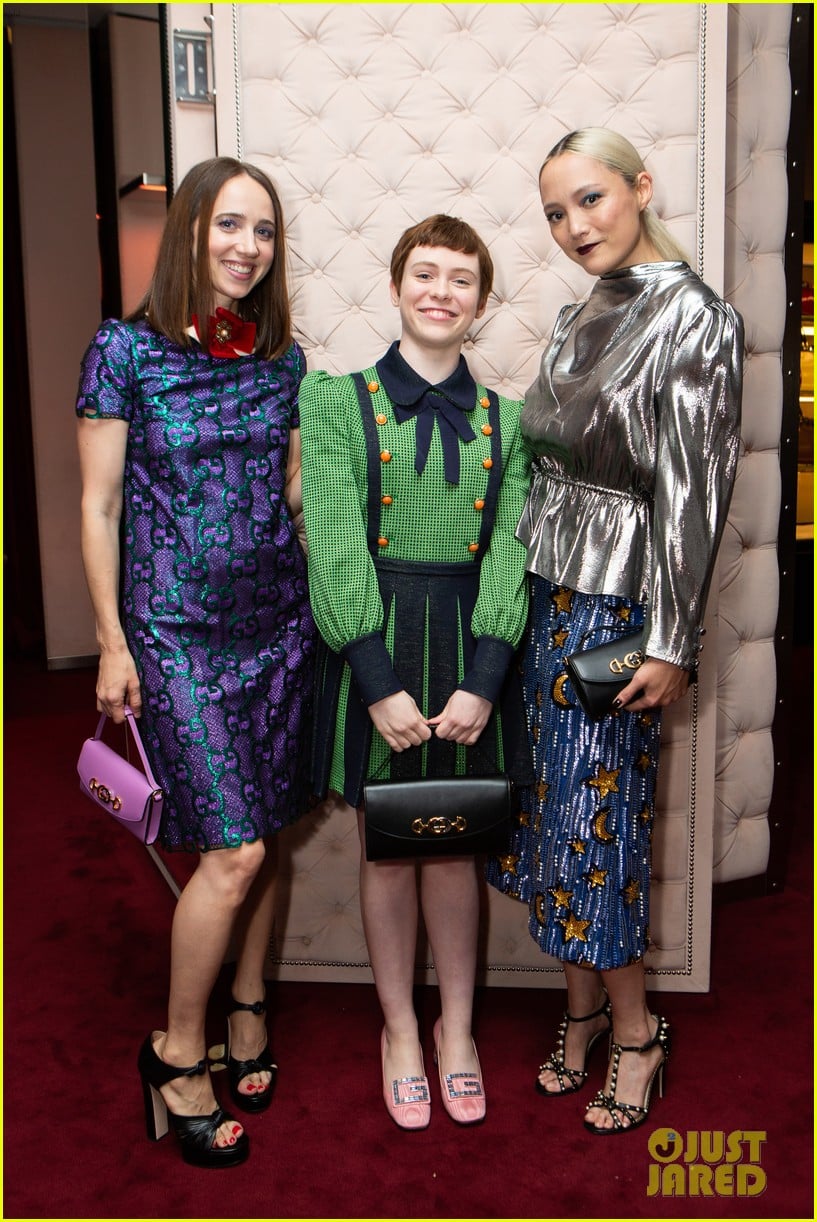 Zoe Kazan, Sophia Lillis & More Celebrate Gucci's Zumi Handbag