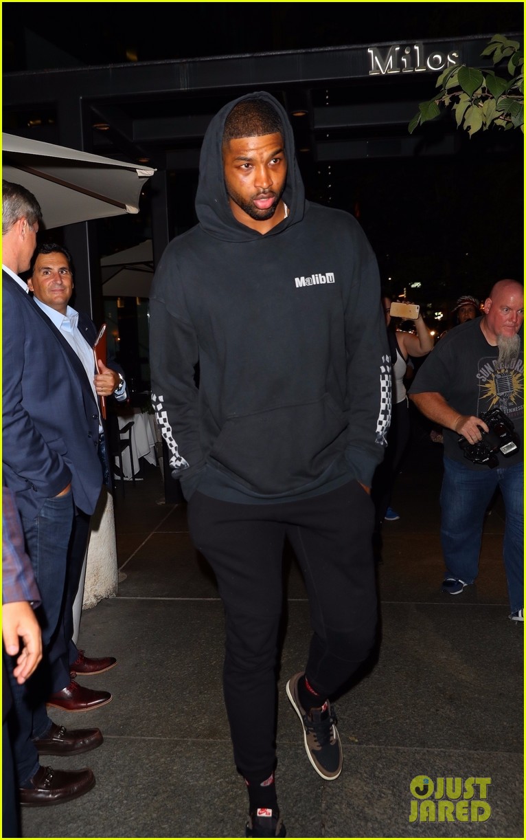 Kim Kardashian Dines at Same Restaurant as Khloe's Ex Tristan Thompson