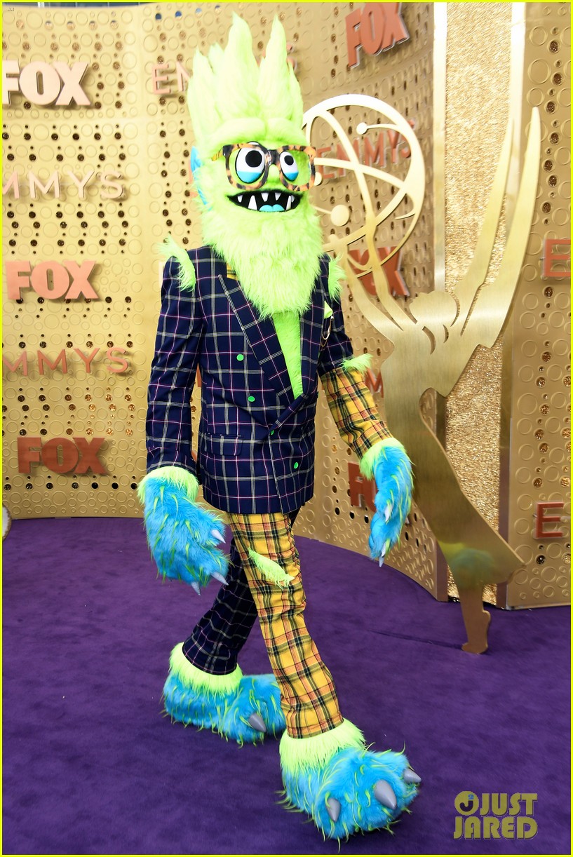 Jenny McCarthy Joins 'Masked Singer' Characters at Emmy Awards 2019