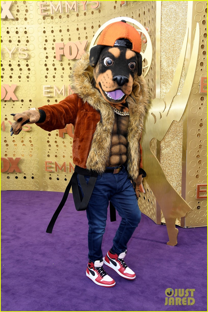 Jenny McCarthy Joins 'Masked Singer' Characters at Emmy Awards 2019