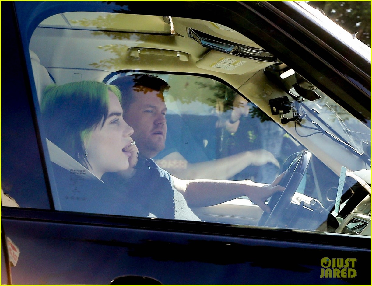 Billie Eilish Films 'Carpool Karaoke' with James Corden in LA! Photo