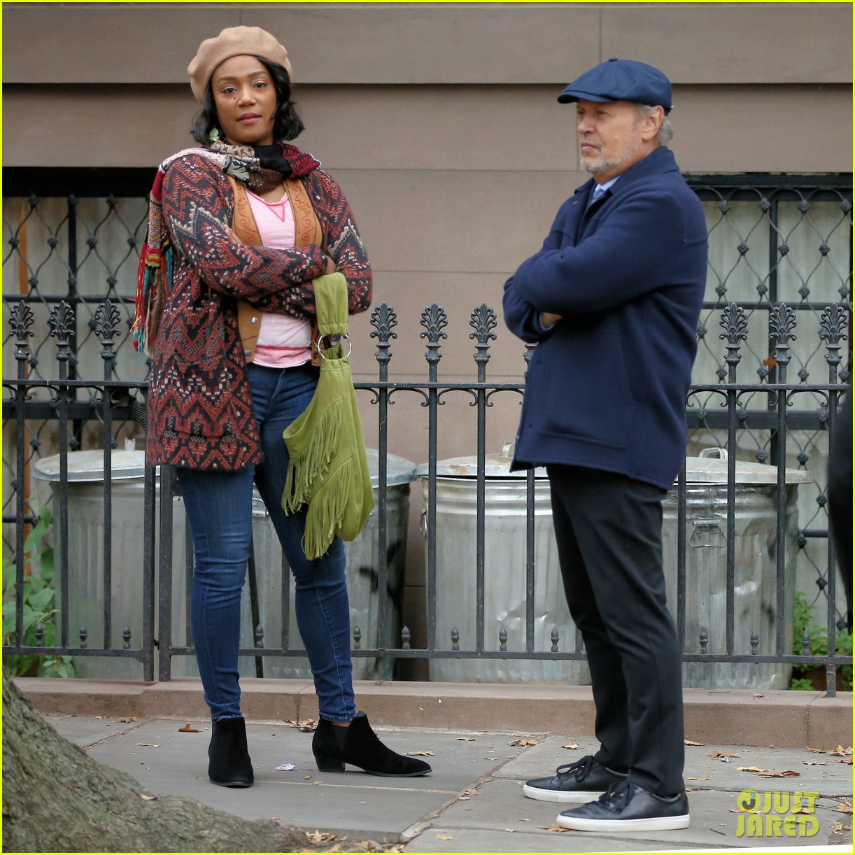 Tiffany Haddish Gets Help From Billy Crystal After Falling Down on