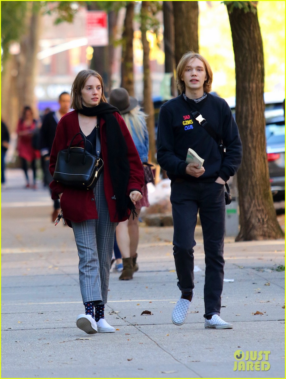 Rising Stars Maya Hawke & Charlie Plummer Hang Out in NYC!: Photo