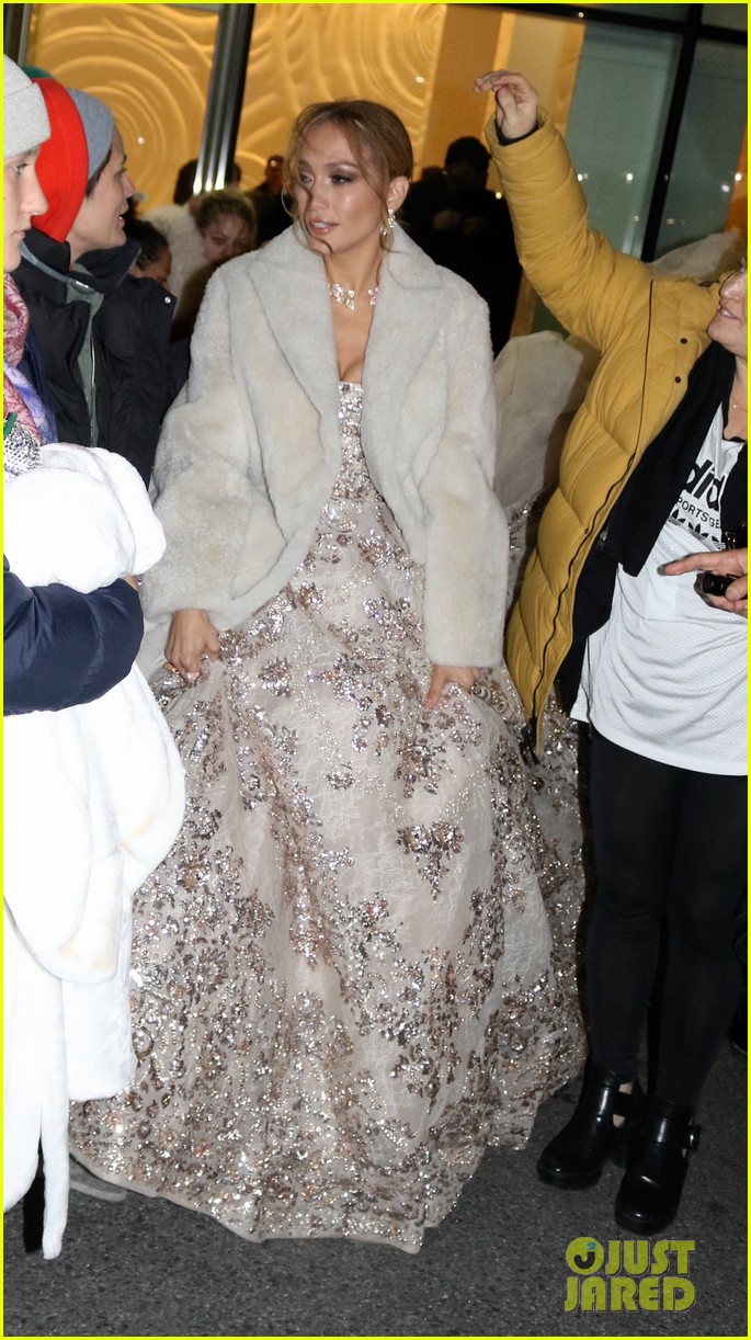 Jennifer Lopez Wows in Glamorous Wedding Dress on 'Marry Me' Set