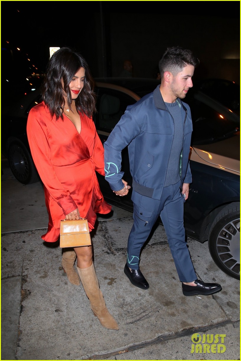Nick Jonas & Priyanka Chopra Head To Dinner After Jonas Brothers