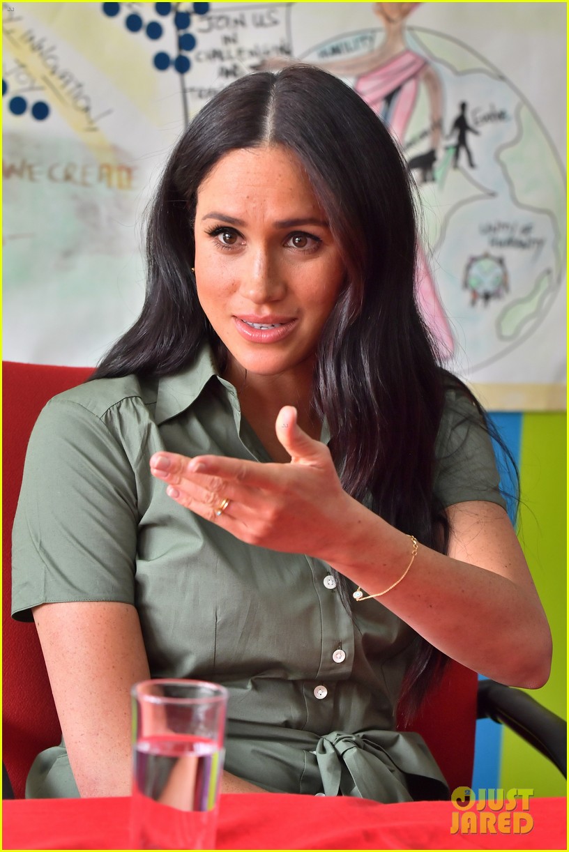 Duchess Meghan Markle Changes Up Her Outfit for Second Tour Stop of the