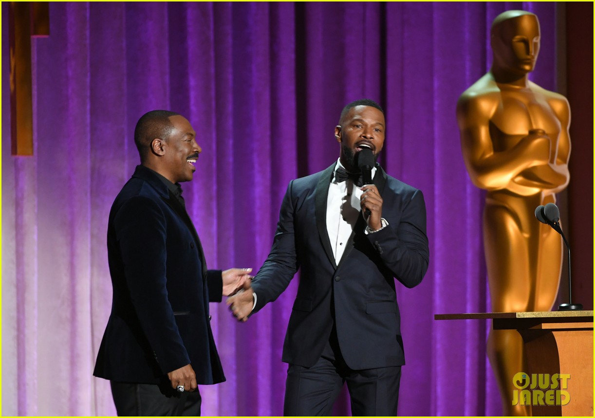 Jamie Foxx & Eddie Murphy Entertain the Crowd at Governors Awards 2019