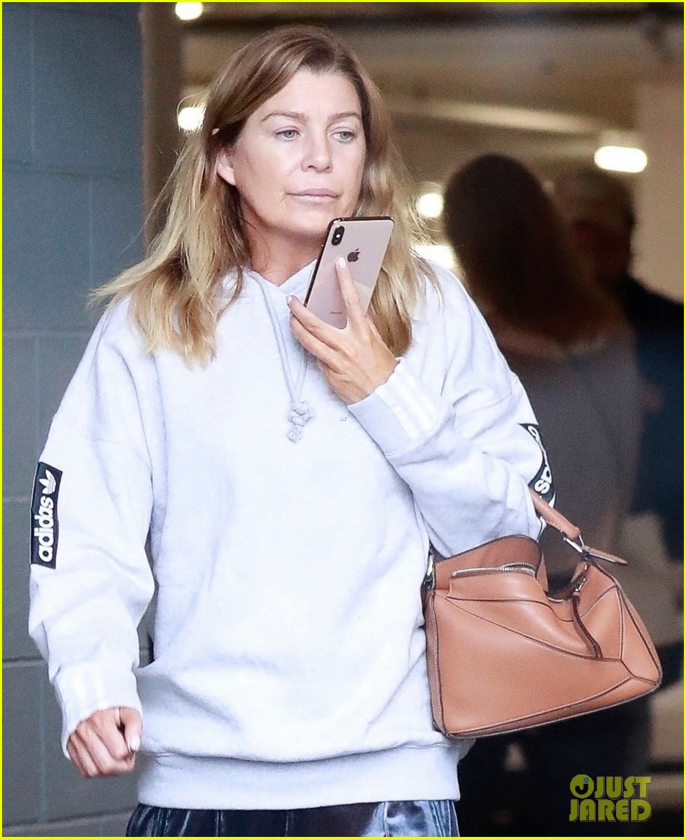 Ellen Pompeo Keeps It Comfy in Sweats While Grocery Shopping: Photo