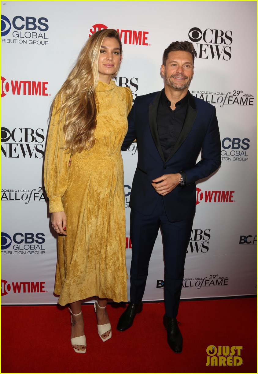 Ryan Seacrest & Shayna Taylor Attend Broadcasting & Cable Hall of Fame
