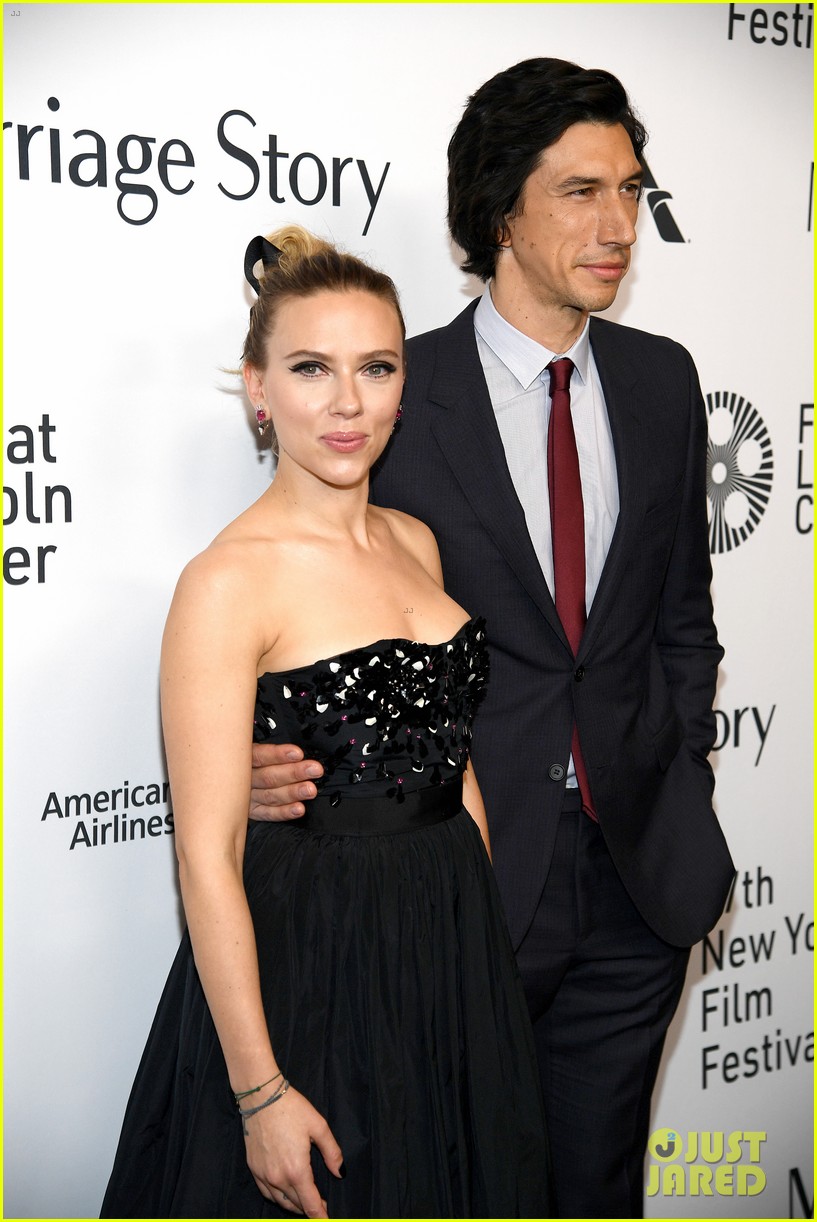Scarlett Johansson & Adam Driver Premiere 'Marriage Story' During New