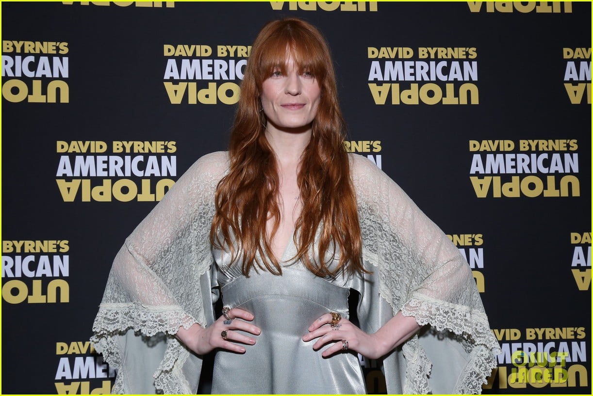 florence welch dazzles in silver american utopia opening night 044374434