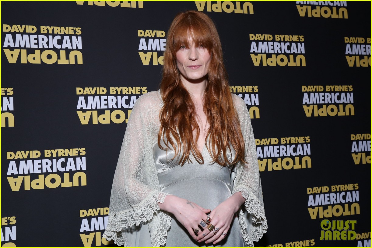 florence welch dazzles in silver american utopia opening night 144374444