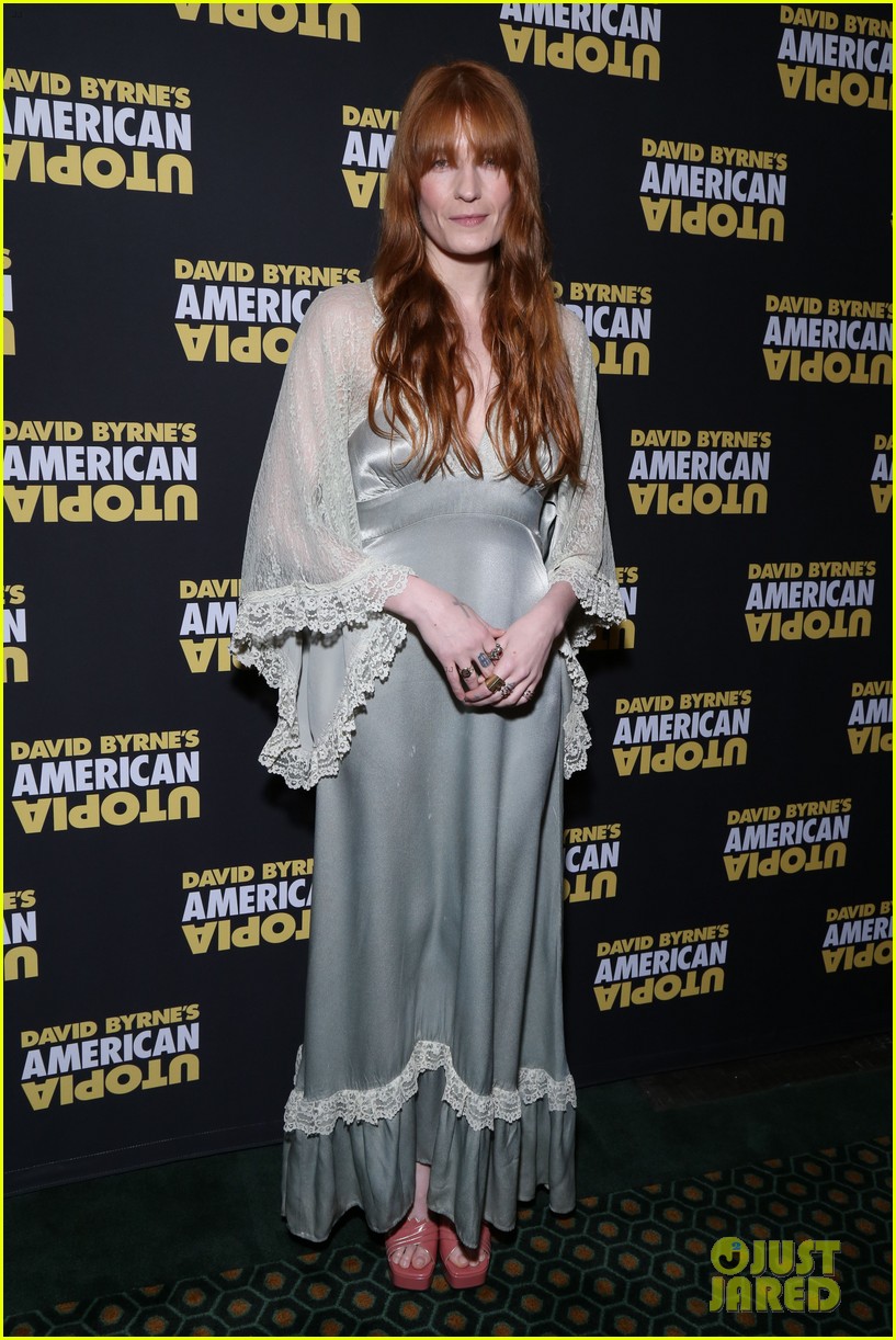 florence welch dazzles in silver american utopia opening night 164374446