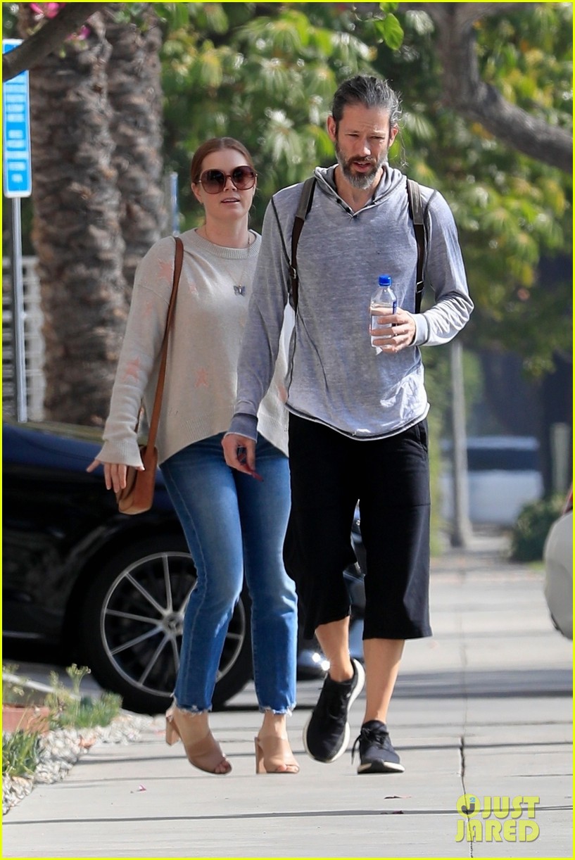 Amy Adams & Husband Darren Le Gallo Go for a Stroll in Sunny Beverly