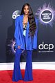 ciara goes bold in blue for amas 01
