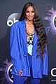 ciara goes bold in blue for amas 02
