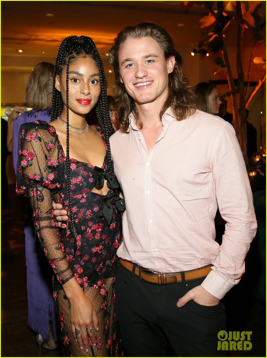 Joey King Celebrates at Hulu's Holiday Party with 'The Act' CoStars