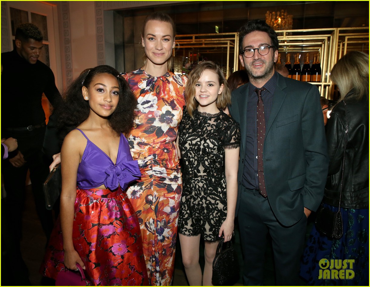 Joey King Celebrates at Hulu's Holiday Party with 'The Act' CoStars