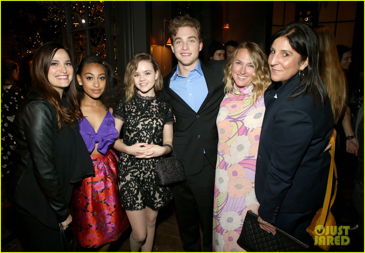 Joey King Celebrates at Hulu's Holiday Party with 'The Act' CoStars