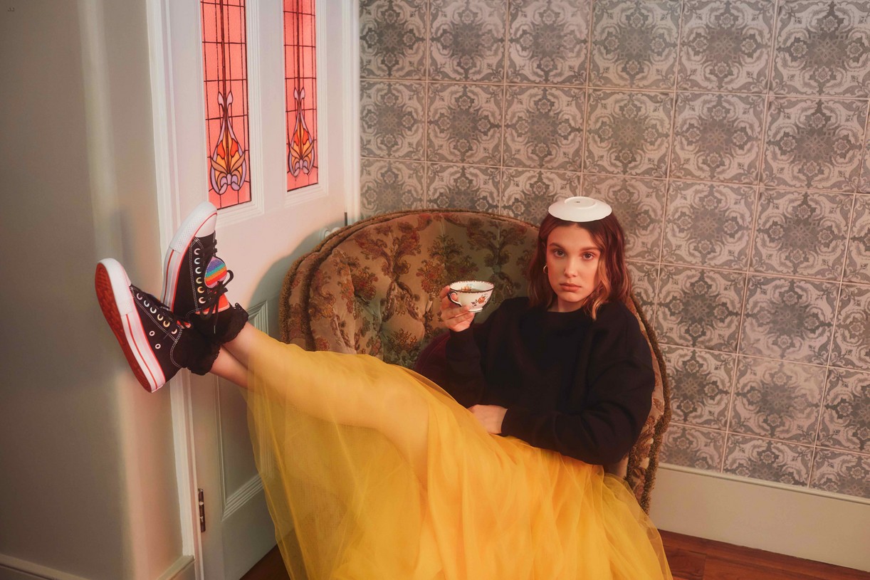 Millie Bobby Brown Launches Three New Styles For Her New Converse Collectio...