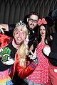 jc chasez lance bass have nsync reunion at halloween party 03