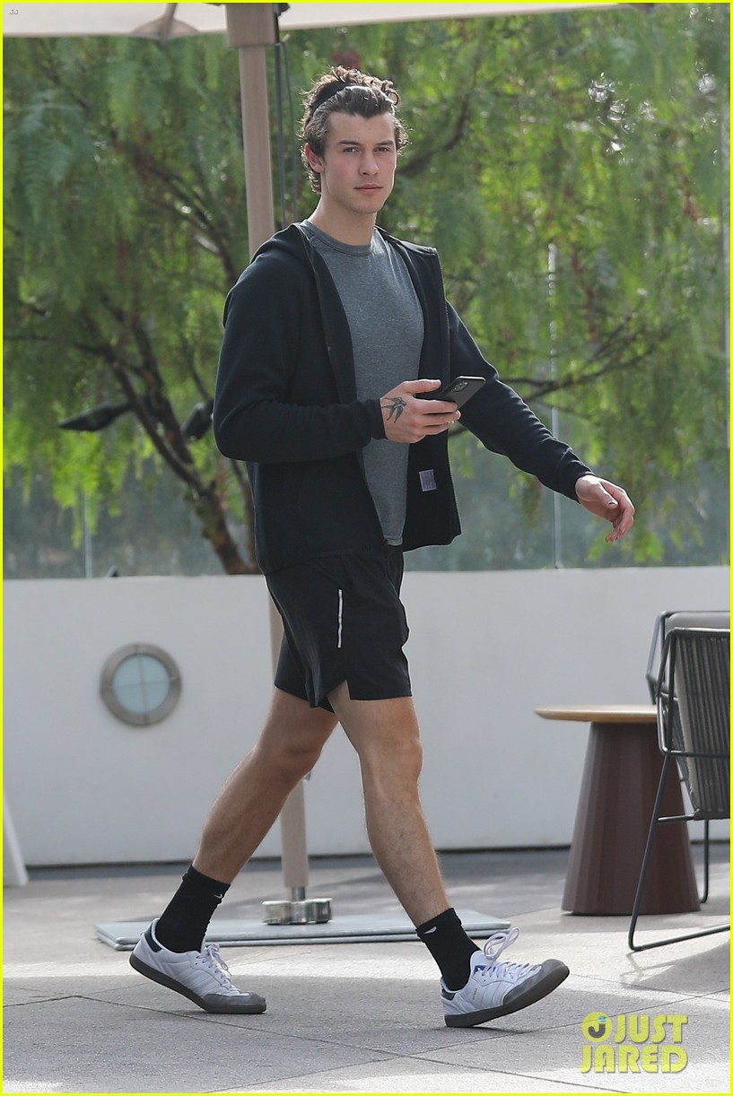 Shawn Mendes Gets In His Daily Workout at Equinox Photo 4388204