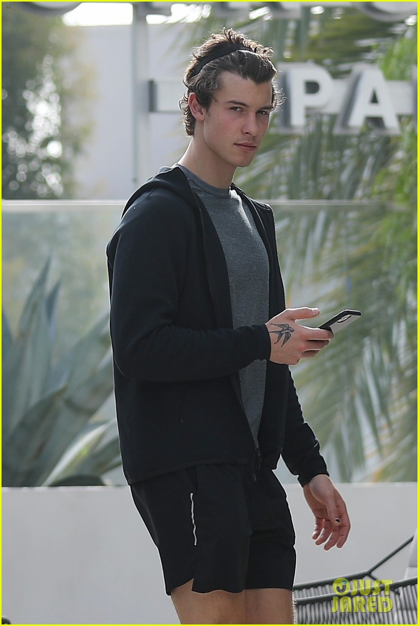 Shawn Mendes Gets In His Daily Workout at Equinox Photo 4388205